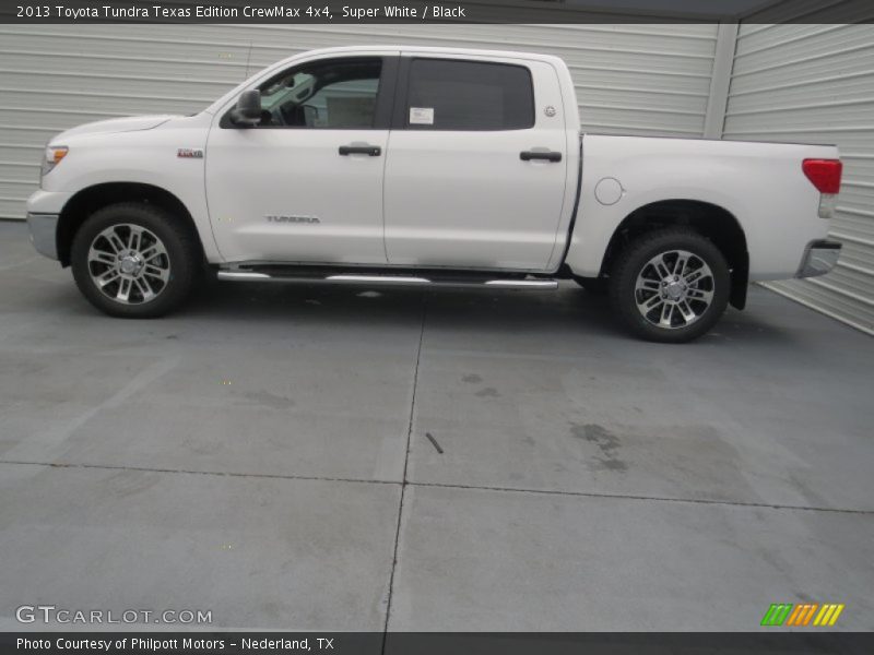 Super White / Black 2013 Toyota Tundra Texas Edition CrewMax 4x4