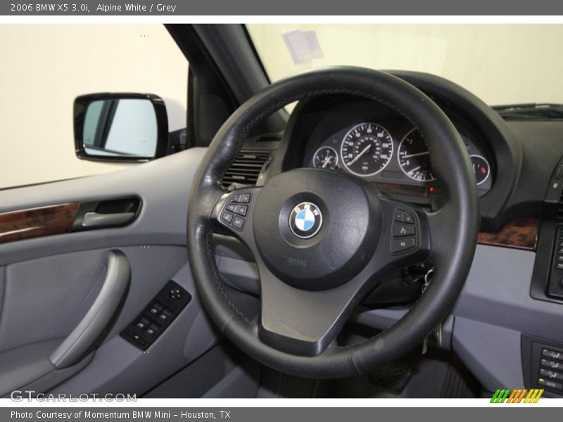 Alpine White / Grey 2006 BMW X5 3.0i