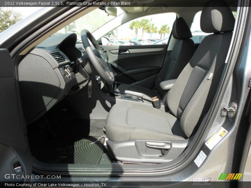 Platinum Gray Metallic / Titan Black 2012 Volkswagen Passat 2.5L S