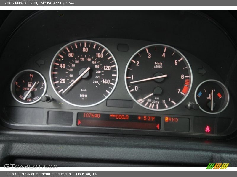 Alpine White / Grey 2006 BMW X5 3.0i