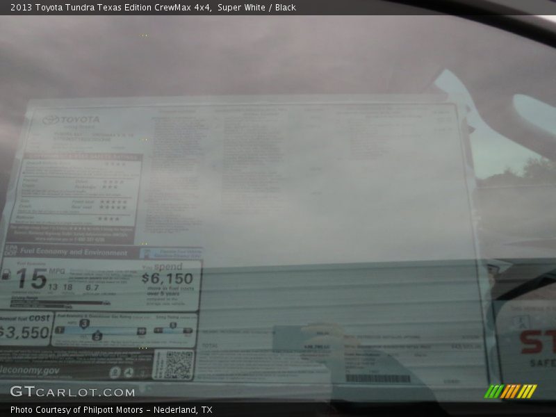 Super White / Black 2013 Toyota Tundra Texas Edition CrewMax 4x4