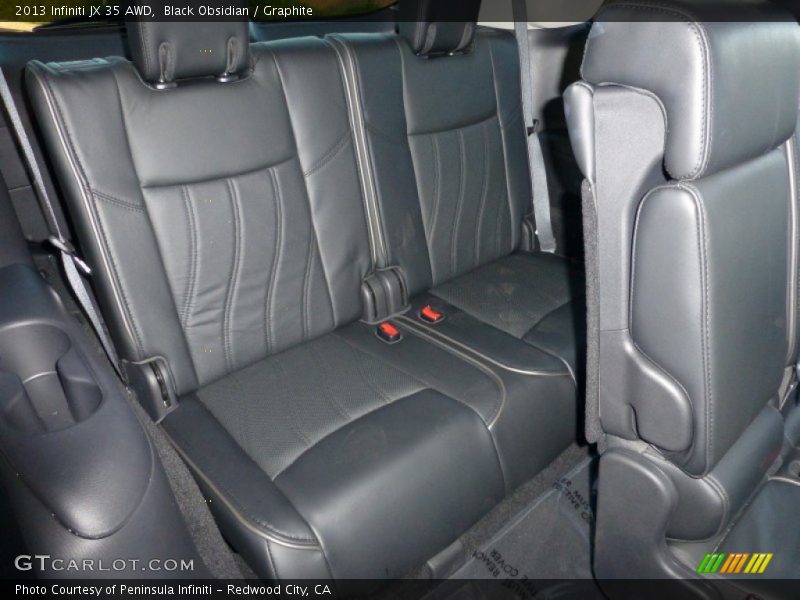 Rear Seat of 2013 JX 35 AWD