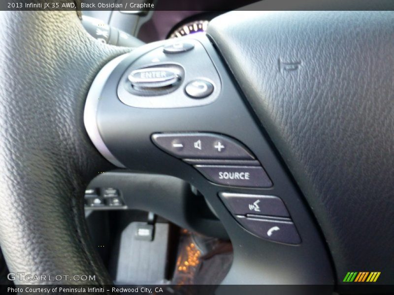 Black Obsidian / Graphite 2013 Infiniti JX 35 AWD