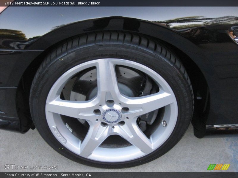 Black / Black 2012 Mercedes-Benz SLK 350 Roadster