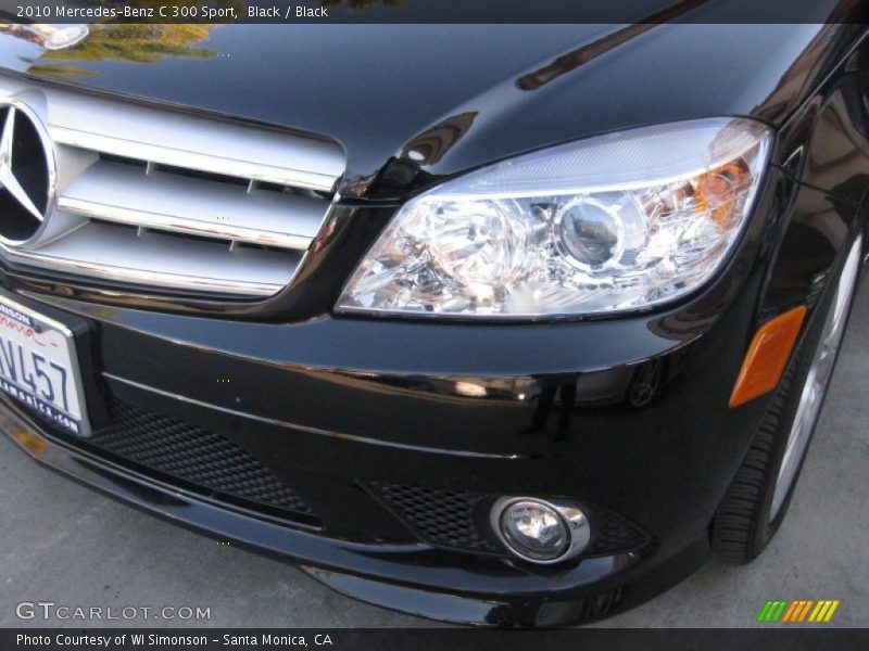 Black / Black 2010 Mercedes-Benz C 300 Sport