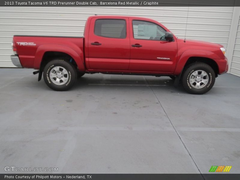 Barcelona Red Metallic / Graphite 2013 Toyota Tacoma V6 TRD Prerunner Double Cab