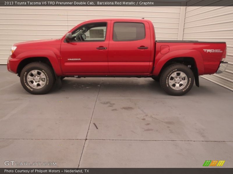 Barcelona Red Metallic / Graphite 2013 Toyota Tacoma V6 TRD Prerunner Double Cab