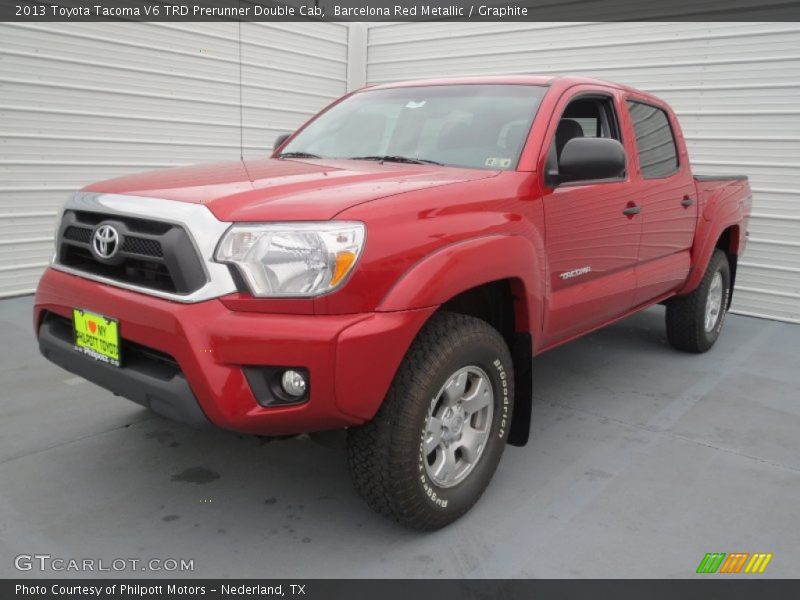 Barcelona Red Metallic / Graphite 2013 Toyota Tacoma V6 TRD Prerunner Double Cab