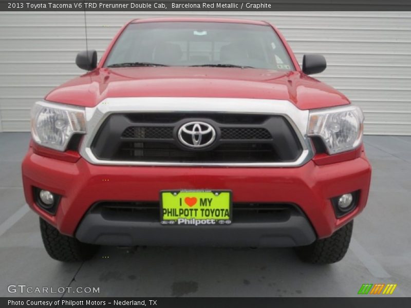 Barcelona Red Metallic / Graphite 2013 Toyota Tacoma V6 TRD Prerunner Double Cab