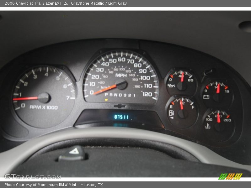 Graystone Metallic / Light Gray 2006 Chevrolet TrailBlazer EXT LS