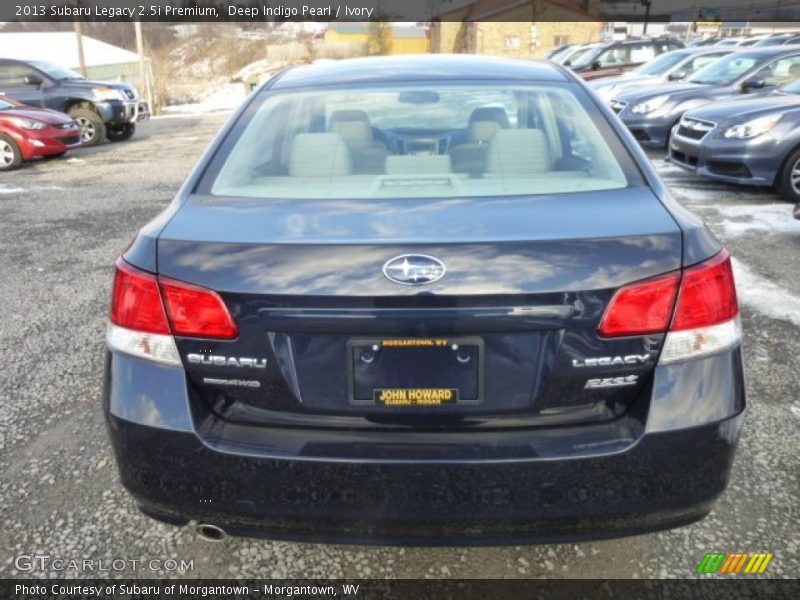 Deep Indigo Pearl / Ivory 2013 Subaru Legacy 2.5i Premium
