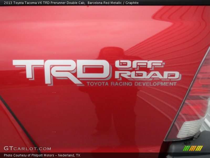 Barcelona Red Metallic / Graphite 2013 Toyota Tacoma V6 TRD Prerunner Double Cab