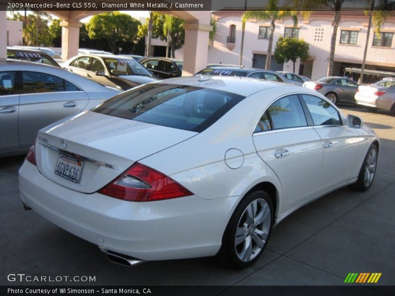 Diamond White Metallic / Cashmere 2009 Mercedes-Benz CLS 550