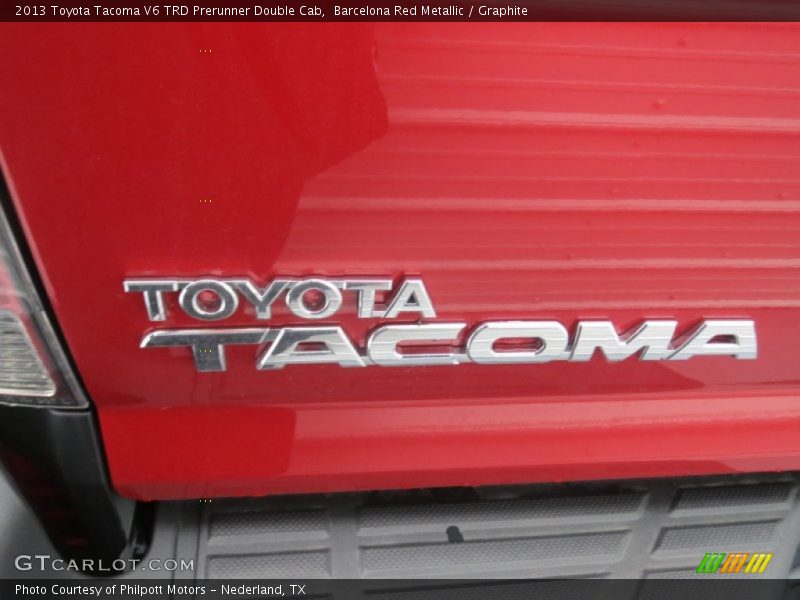 Barcelona Red Metallic / Graphite 2013 Toyota Tacoma V6 TRD Prerunner Double Cab