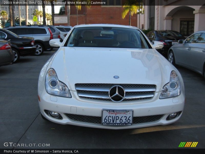 Diamond White Metallic / Cashmere 2009 Mercedes-Benz CLS 550