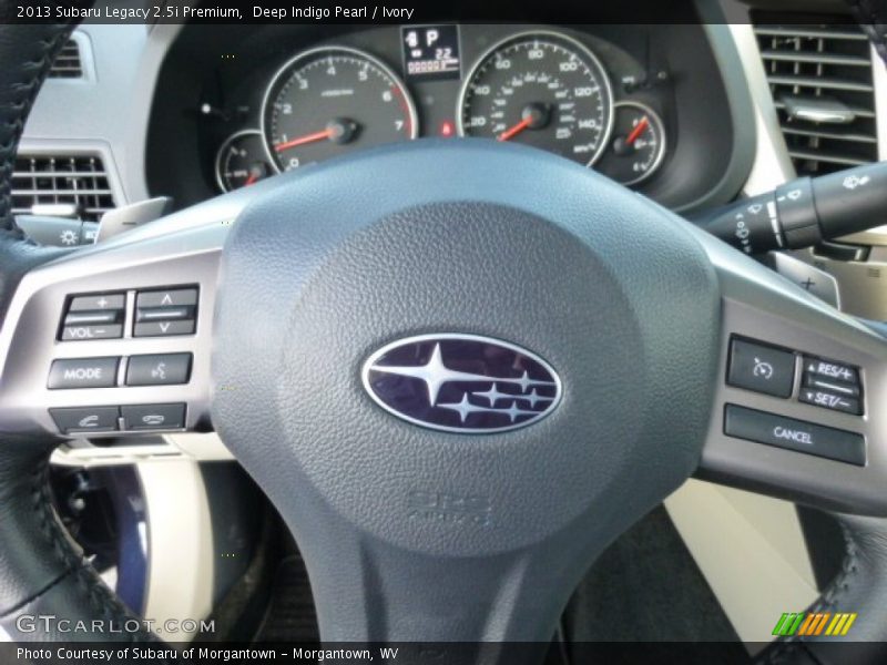 Deep Indigo Pearl / Ivory 2013 Subaru Legacy 2.5i Premium