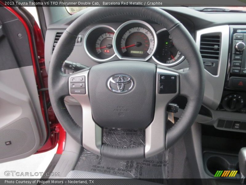 Barcelona Red Metallic / Graphite 2013 Toyota Tacoma V6 TRD Prerunner Double Cab