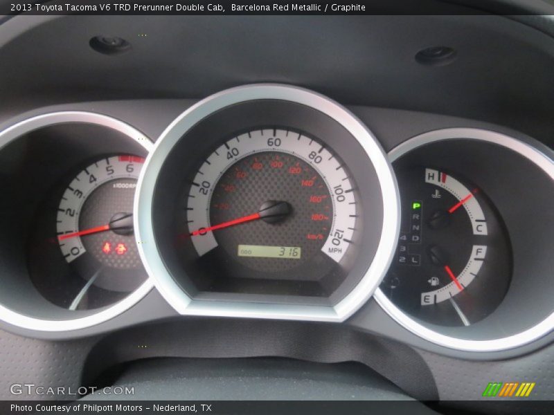 Barcelona Red Metallic / Graphite 2013 Toyota Tacoma V6 TRD Prerunner Double Cab