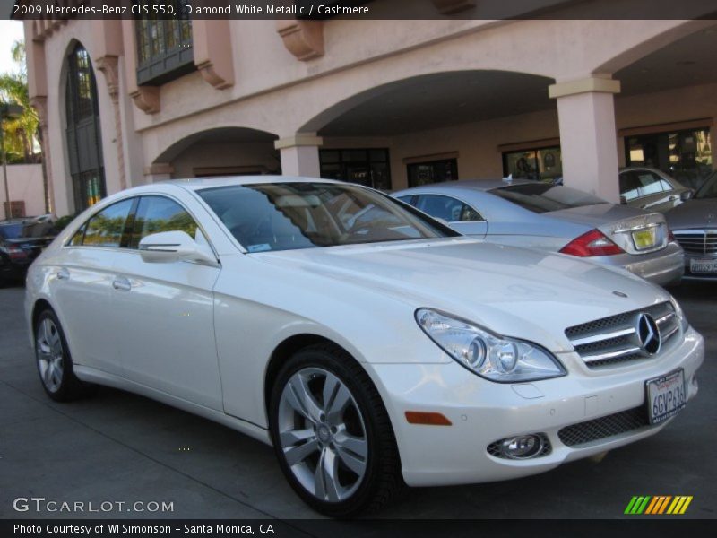 Diamond White Metallic / Cashmere 2009 Mercedes-Benz CLS 550