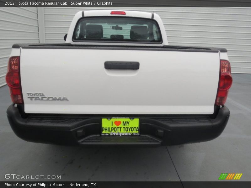 Super White / Graphite 2013 Toyota Tacoma Regular Cab