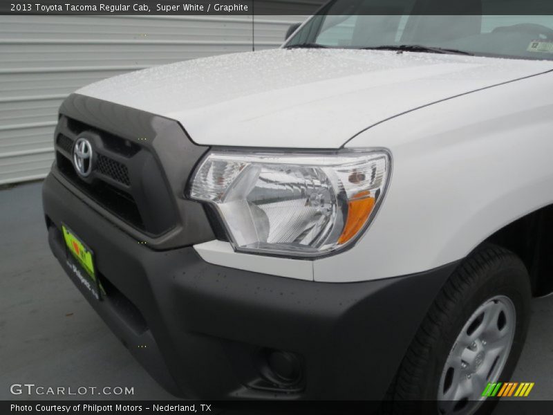Super White / Graphite 2013 Toyota Tacoma Regular Cab