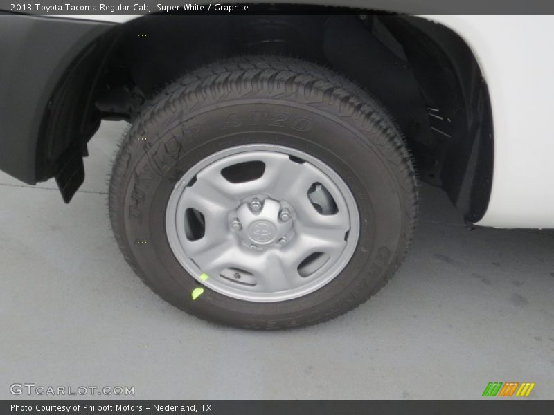 Super White / Graphite 2013 Toyota Tacoma Regular Cab