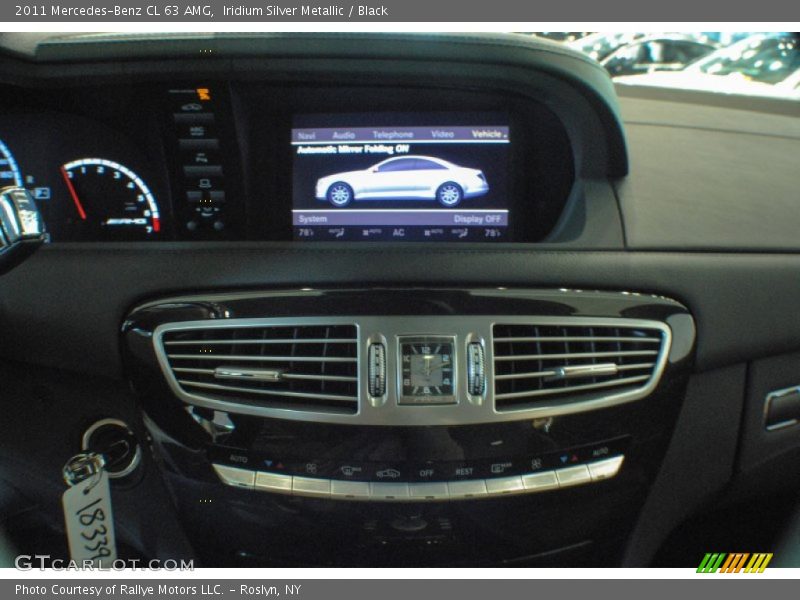 Iridium Silver Metallic / Black 2011 Mercedes-Benz CL 63 AMG