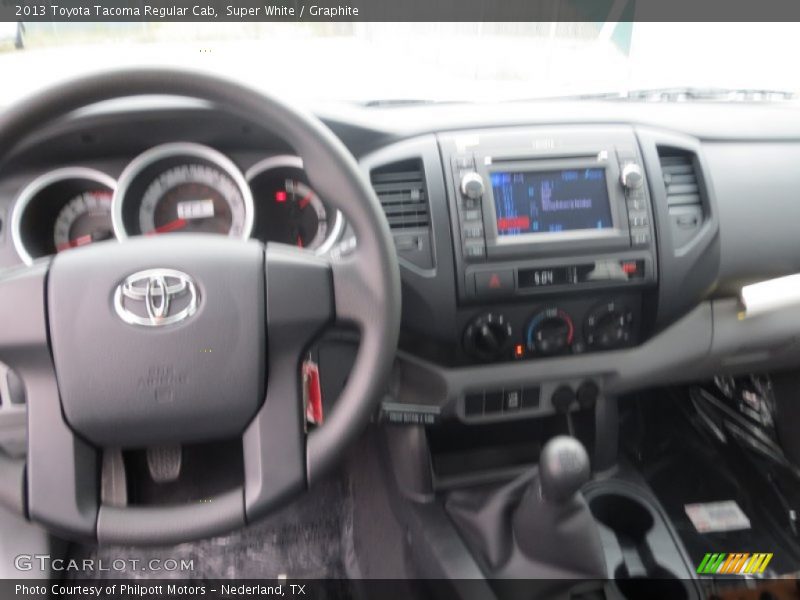 Super White / Graphite 2013 Toyota Tacoma Regular Cab