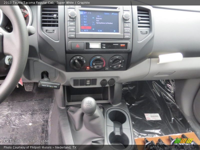 Super White / Graphite 2013 Toyota Tacoma Regular Cab