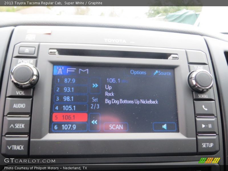 Super White / Graphite 2013 Toyota Tacoma Regular Cab