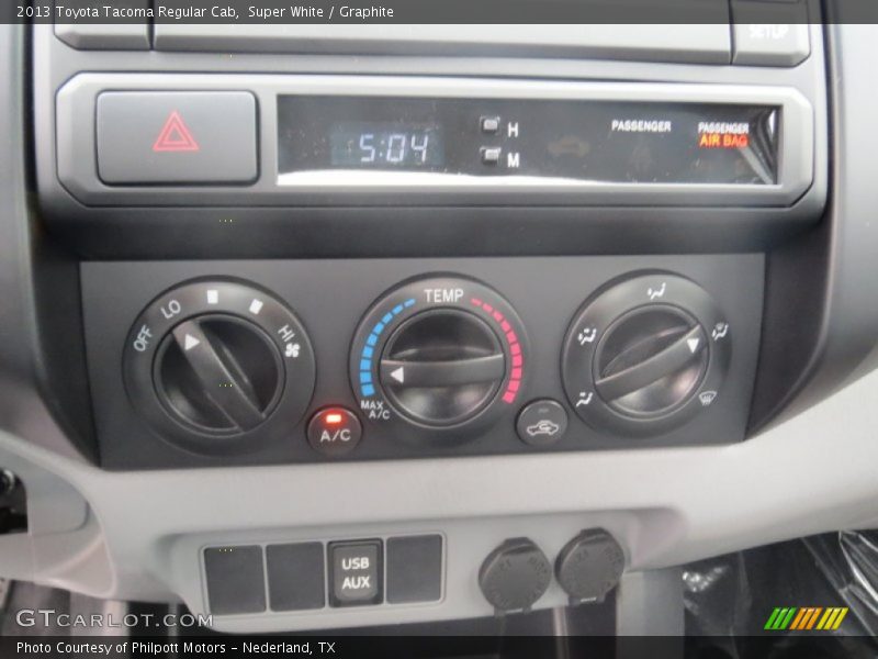 Super White / Graphite 2013 Toyota Tacoma Regular Cab