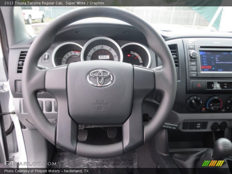 Super White / Graphite 2013 Toyota Tacoma Regular Cab