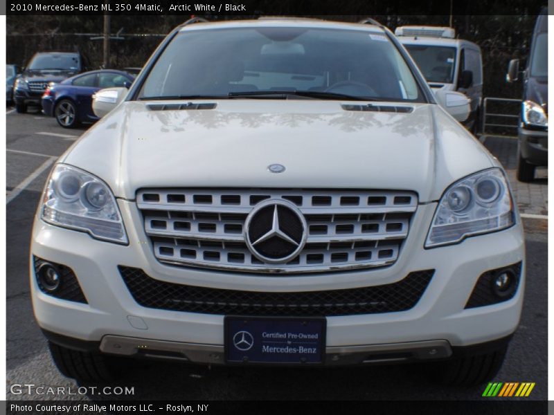 Arctic White / Black 2010 Mercedes-Benz ML 350 4Matic