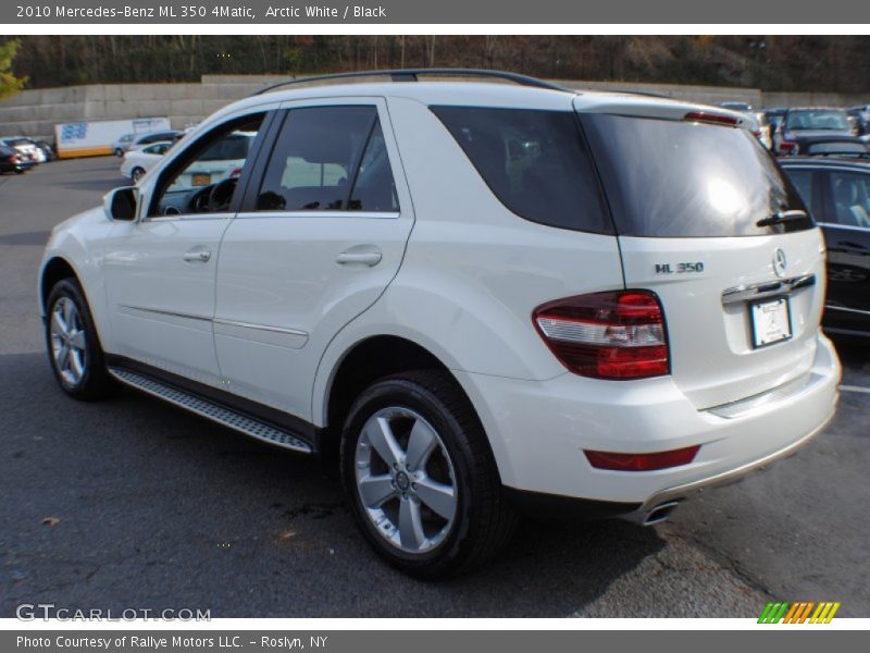 Arctic White / Black 2010 Mercedes-Benz ML 350 4Matic