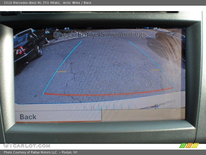 Arctic White / Black 2010 Mercedes-Benz ML 350 4Matic