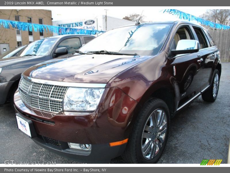 Cinnamon Metallic / Medium Light Stone 2009 Lincoln MKX AWD