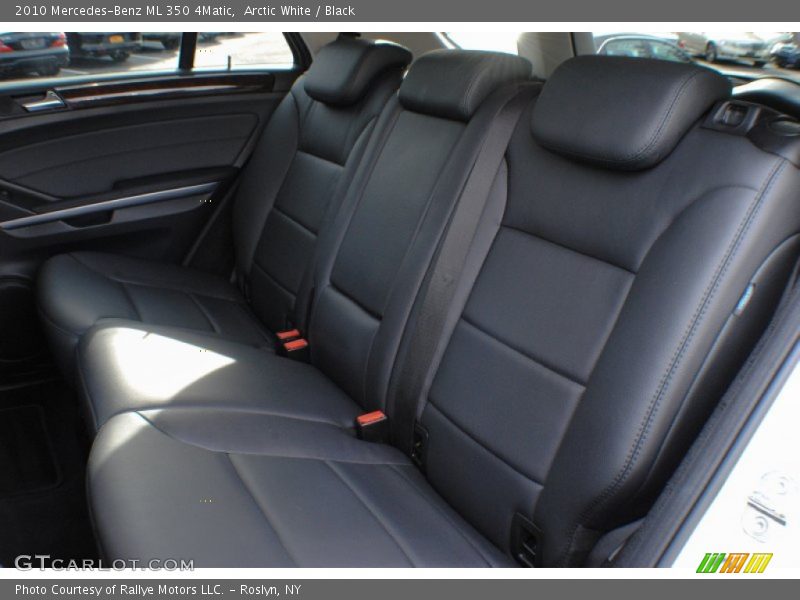 Arctic White / Black 2010 Mercedes-Benz ML 350 4Matic