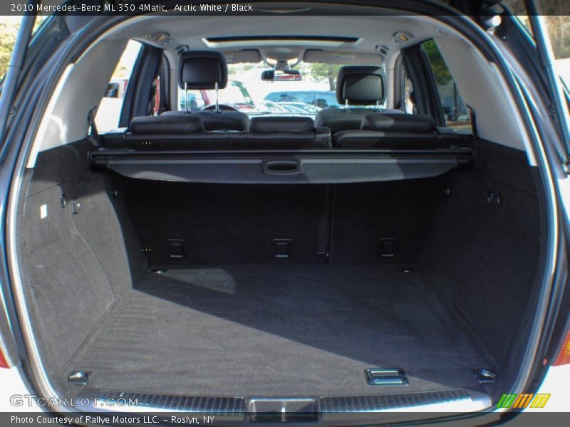Arctic White / Black 2010 Mercedes-Benz ML 350 4Matic