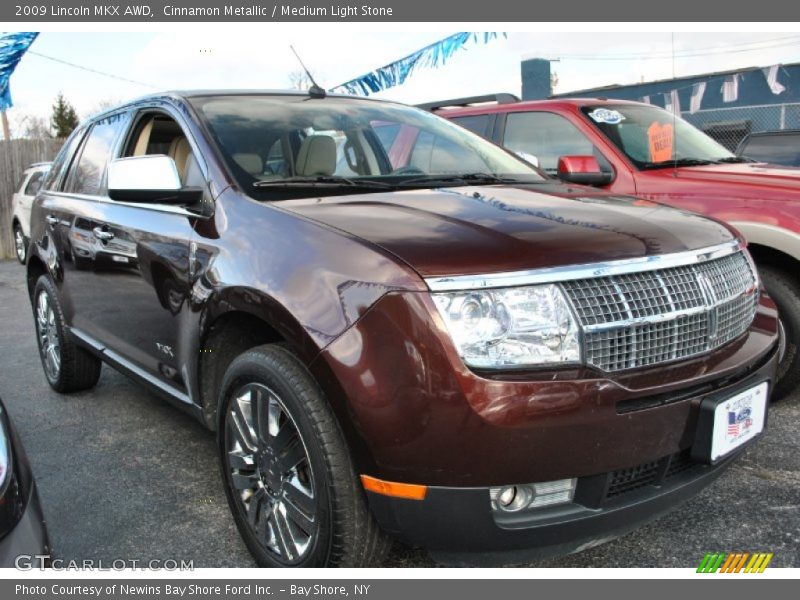Cinnamon Metallic / Medium Light Stone 2009 Lincoln MKX AWD
