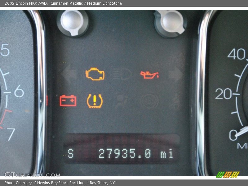 Cinnamon Metallic / Medium Light Stone 2009 Lincoln MKX AWD