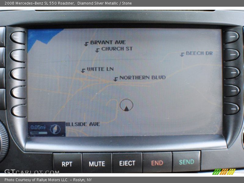 Diamond Silver Metallic / Stone 2008 Mercedes-Benz SL 550 Roadster