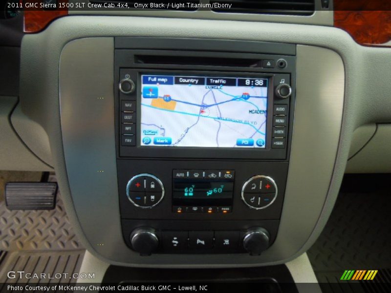 Onyx Black / Light Titanium/Ebony 2011 GMC Sierra 1500 SLT Crew Cab 4x4