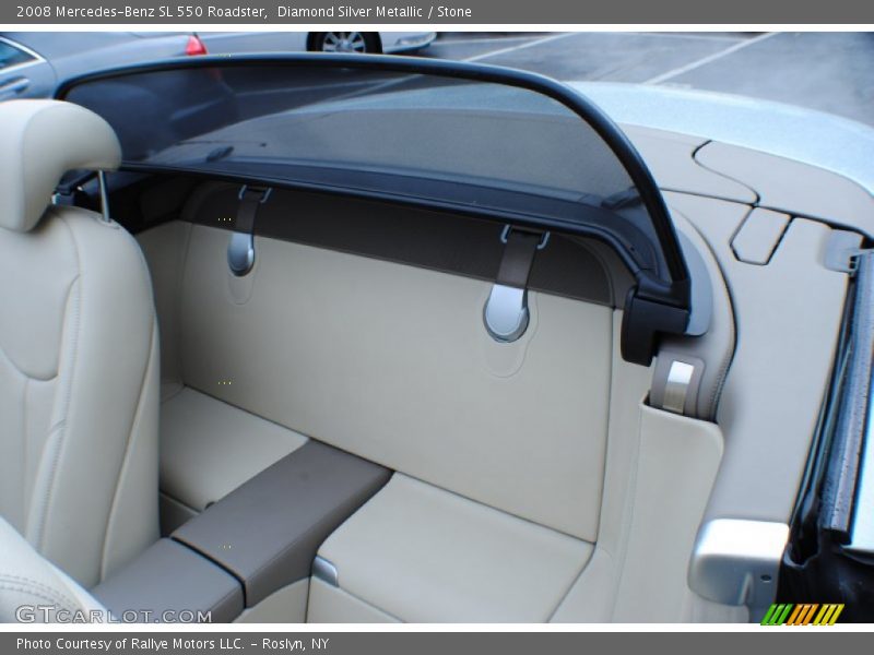 Diamond Silver Metallic / Stone 2008 Mercedes-Benz SL 550 Roadster