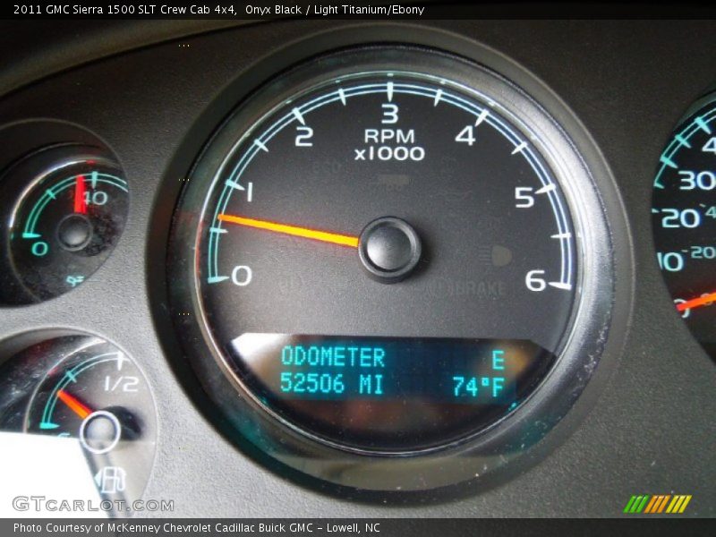 Onyx Black / Light Titanium/Ebony 2011 GMC Sierra 1500 SLT Crew Cab 4x4