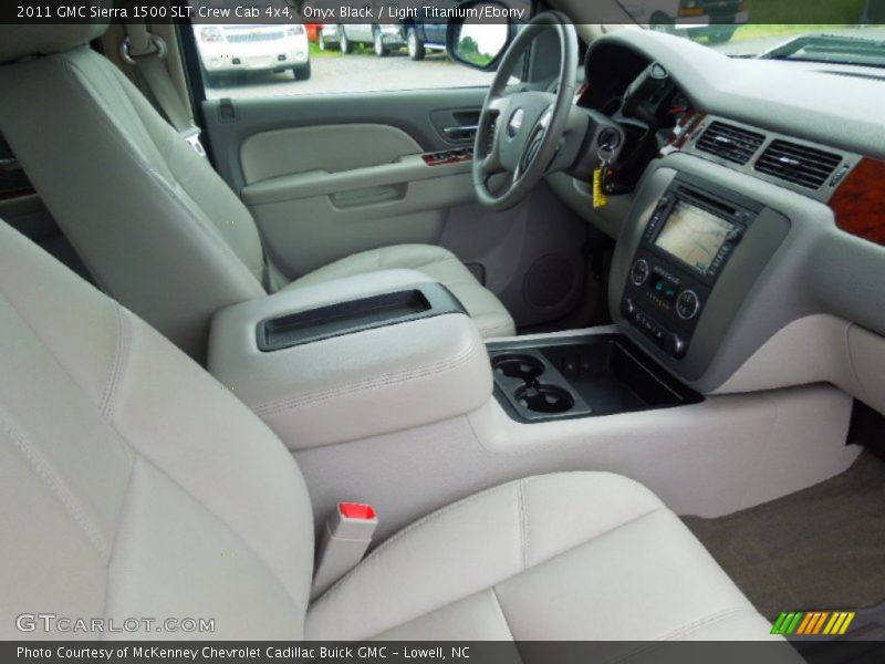 Onyx Black / Light Titanium/Ebony 2011 GMC Sierra 1500 SLT Crew Cab 4x4