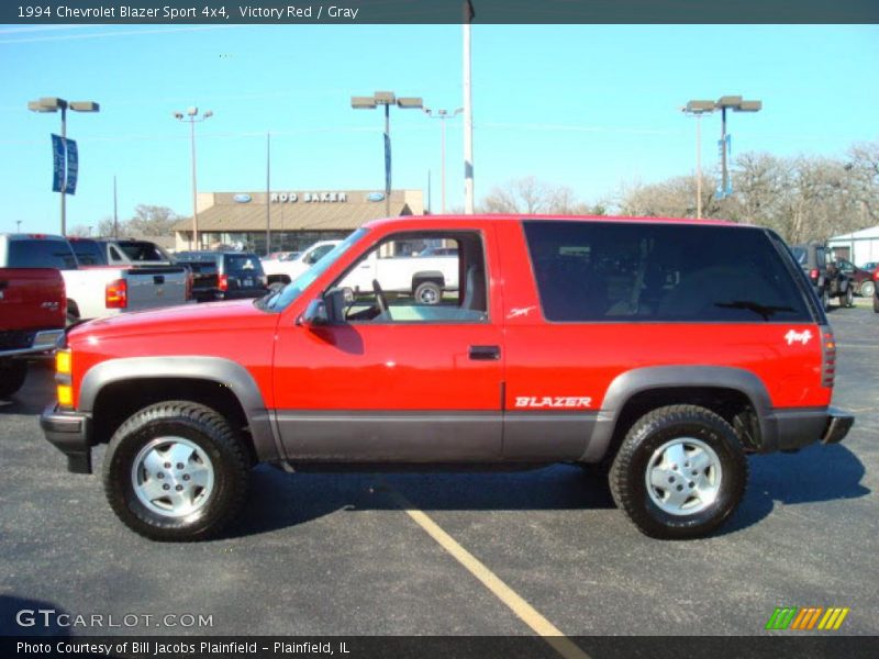 Victory Red / Gray 1994 Chevrolet Blazer Sport 4x4