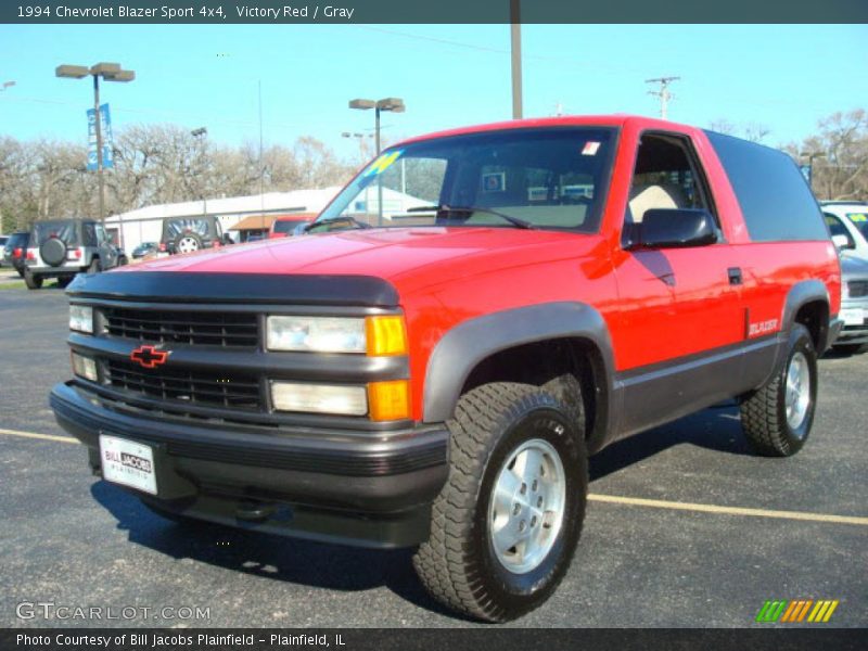 Victory Red / Gray 1994 Chevrolet Blazer Sport 4x4
