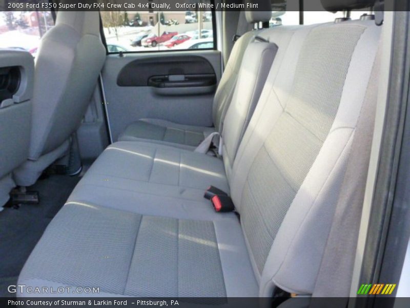 Oxford White / Medium Flint 2005 Ford F350 Super Duty FX4 Crew Cab 4x4 Dually