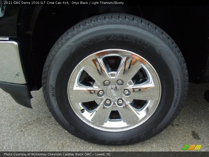 Onyx Black / Light Titanium/Ebony 2011 GMC Sierra 1500 SLT Crew Cab 4x4