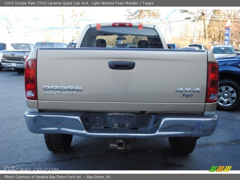 Light Almond Pearl Metallic / Taupe 2003 Dodge Ram 2500 Laramie Quad Cab 4x4